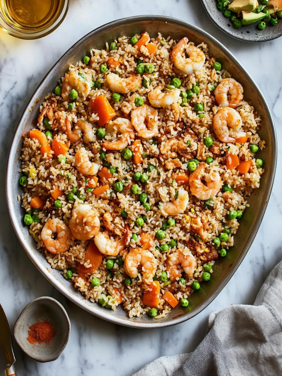 Sheet Pan Fried Rice with Shrimp: Quick & Crispy Comfort Meal 2 Sheet Pan Fried Rice