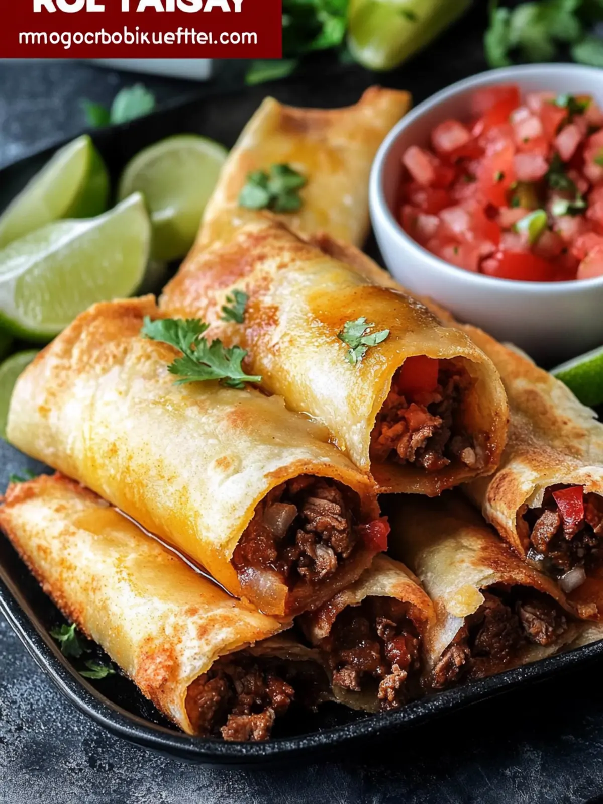 Beef Taquitos: Crispy, Flavorful, and Perfect for Meal Prep 4 Beef Taquitos