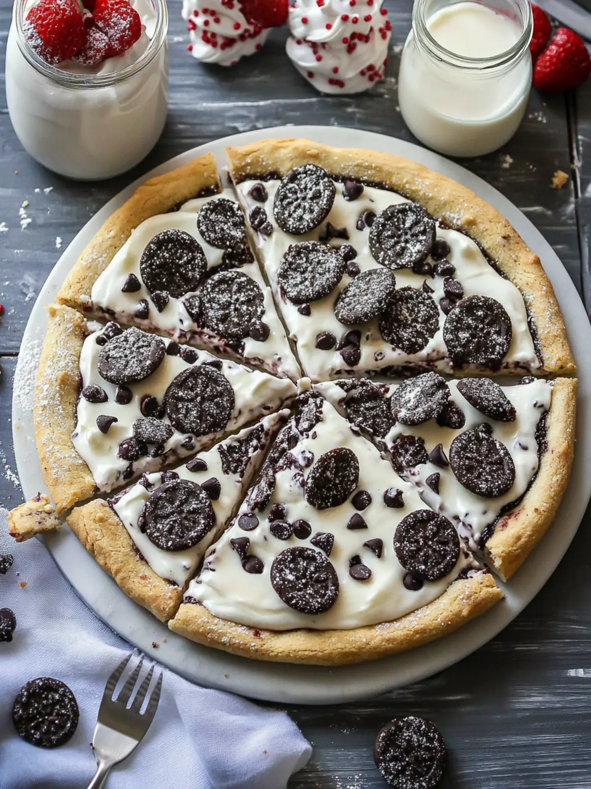 Irresistible Cookies & Cream Dessert Pizza for Sweet Moments 3 Cookies & Cream Dessert Pizza