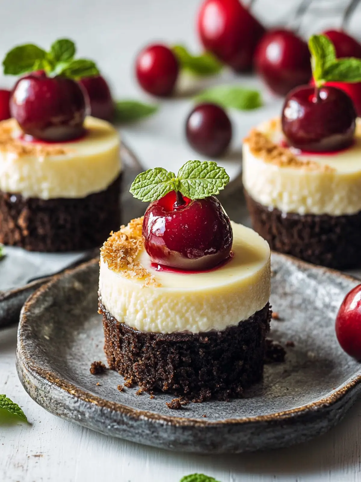 Irresistible Mini Cherry Cheesecakes for Quick Sweet Cravings 5 Mini Cherry Cheesecakes