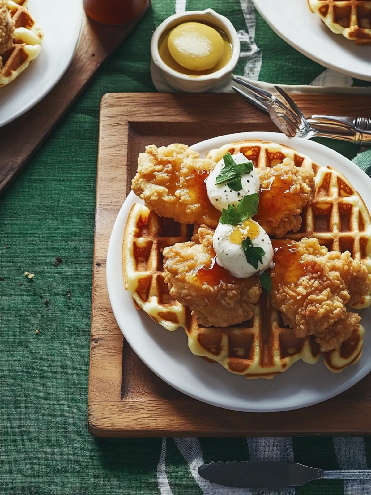 Finger-Lickin’ Chicken and Buttermilk Waffles Sliders 5 Chicken and Buttermilk Waffles