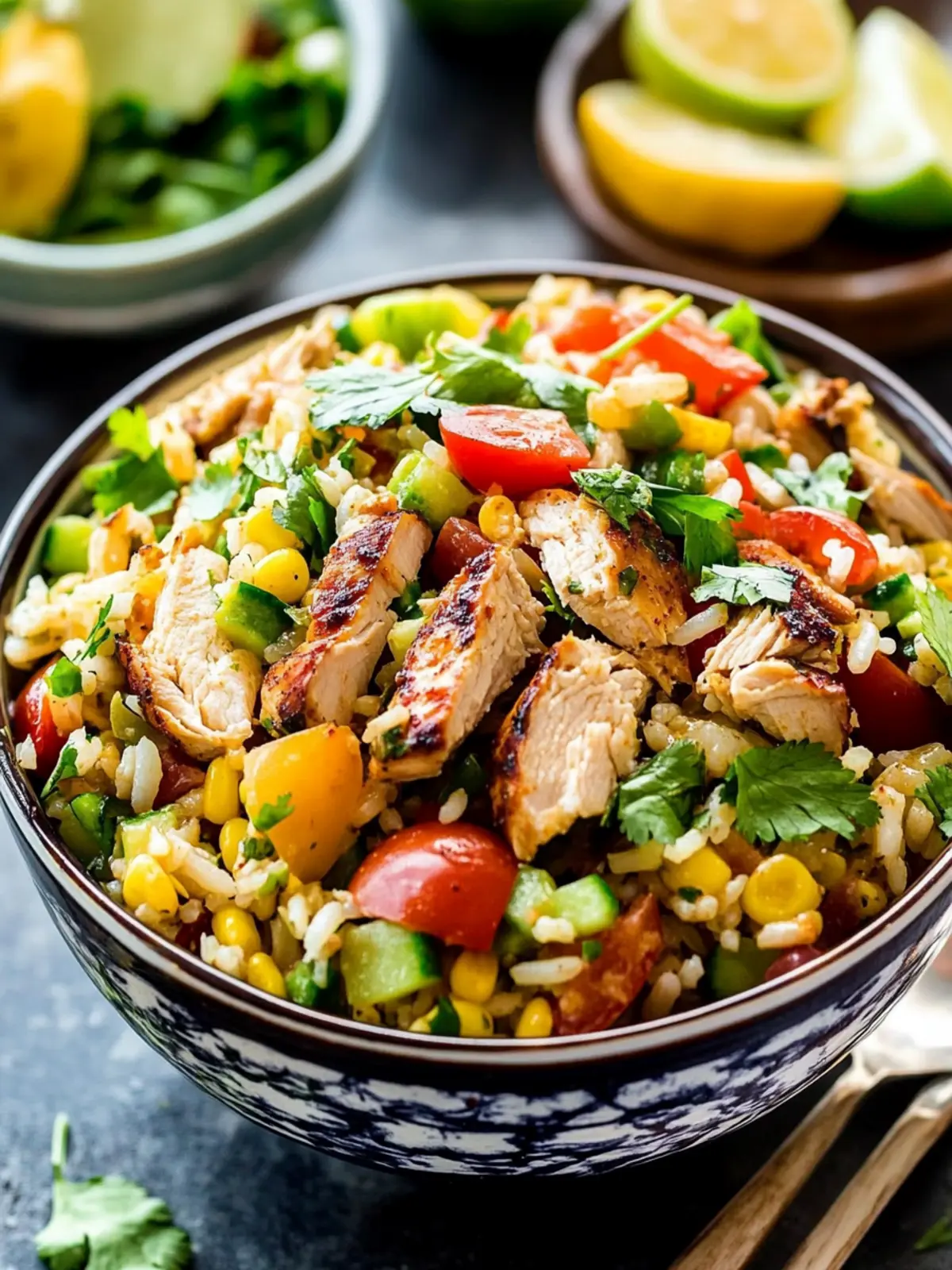 Mexican Chicken and Rice Salad: Your Quick Summer Delight 2 Mexican Chicken and Rice Salad
