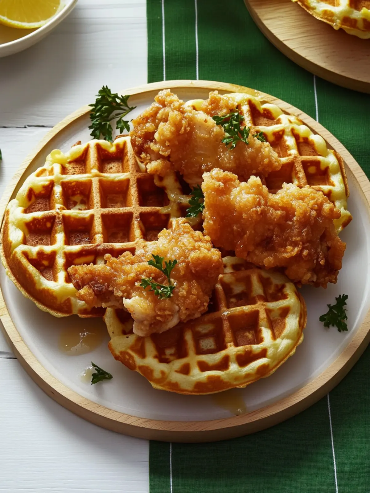 Finger-Lickin’ Chicken and Buttermilk Waffles Sliders 3 Chicken and Buttermilk Waffles
