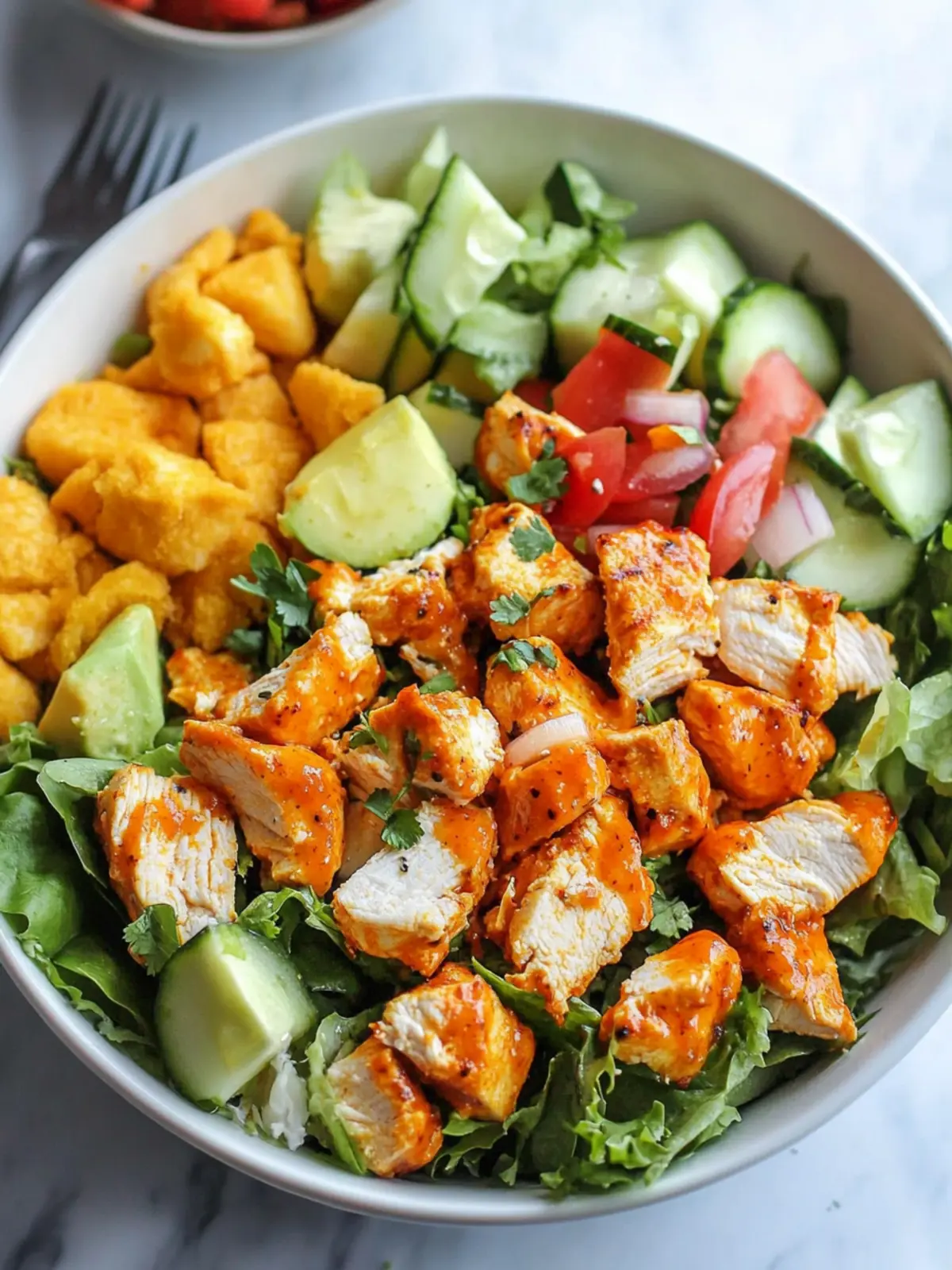 Buffalo Chicken Chopped Salad: A Spicy, Healthy Twist 4 Buffalo Chicken Chopped Salad