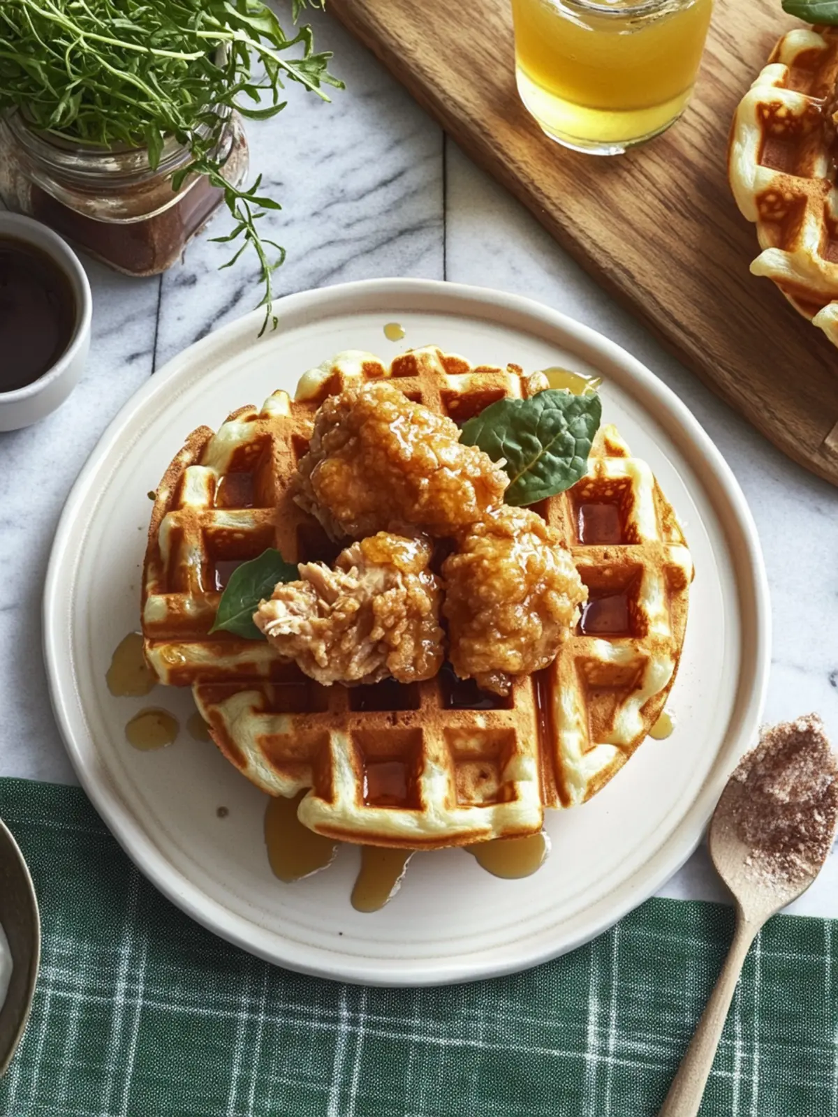 Finger-Lickin’ Chicken and Buttermilk Waffles Sliders 4 Chicken and Buttermilk Waffles
