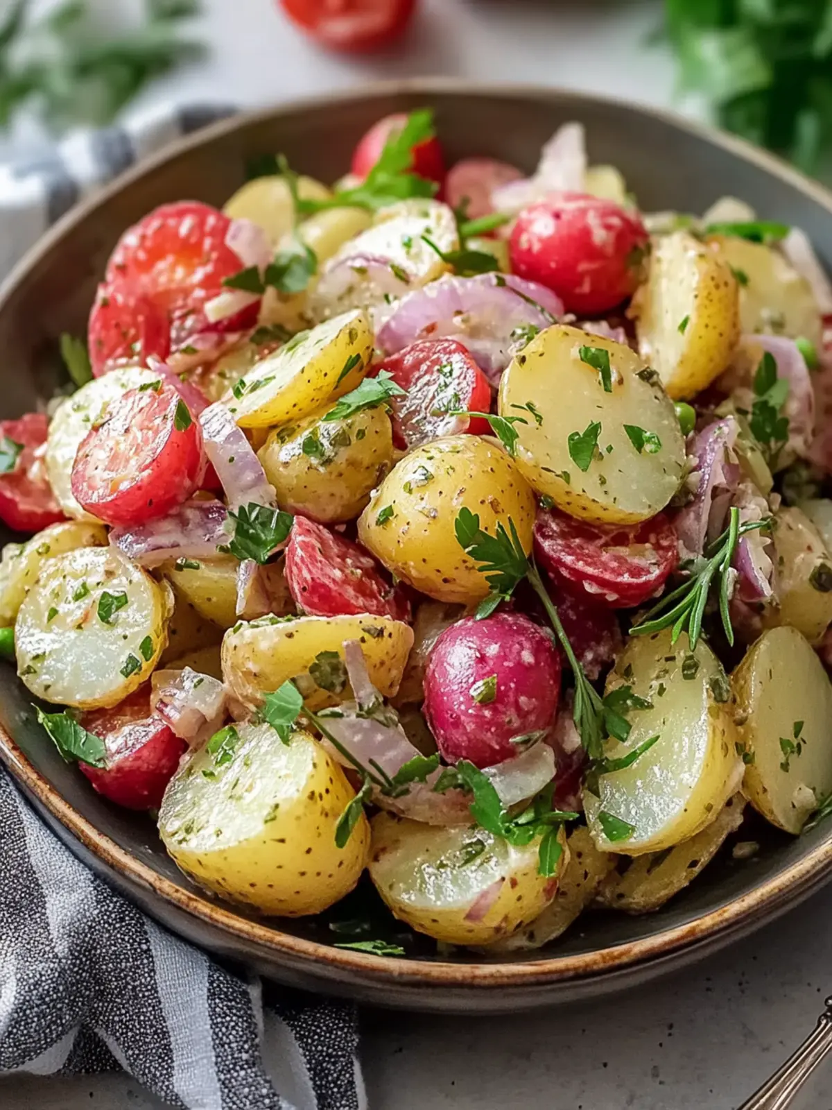 Rustic Italian Potato Salad That Will Brighten Your Summer Meals 4 Rustic Italian Potato Salad