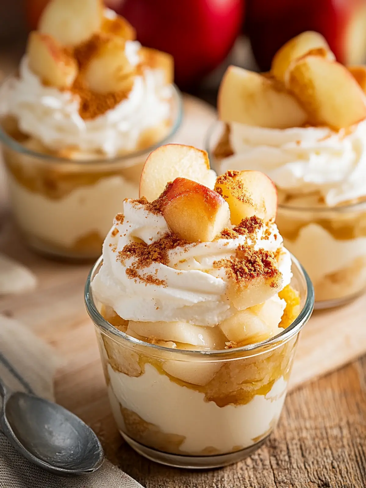 Delicious Apple Pie Pudding Shots for Fall Celebrations 4 Apple Pie Pudding Shots