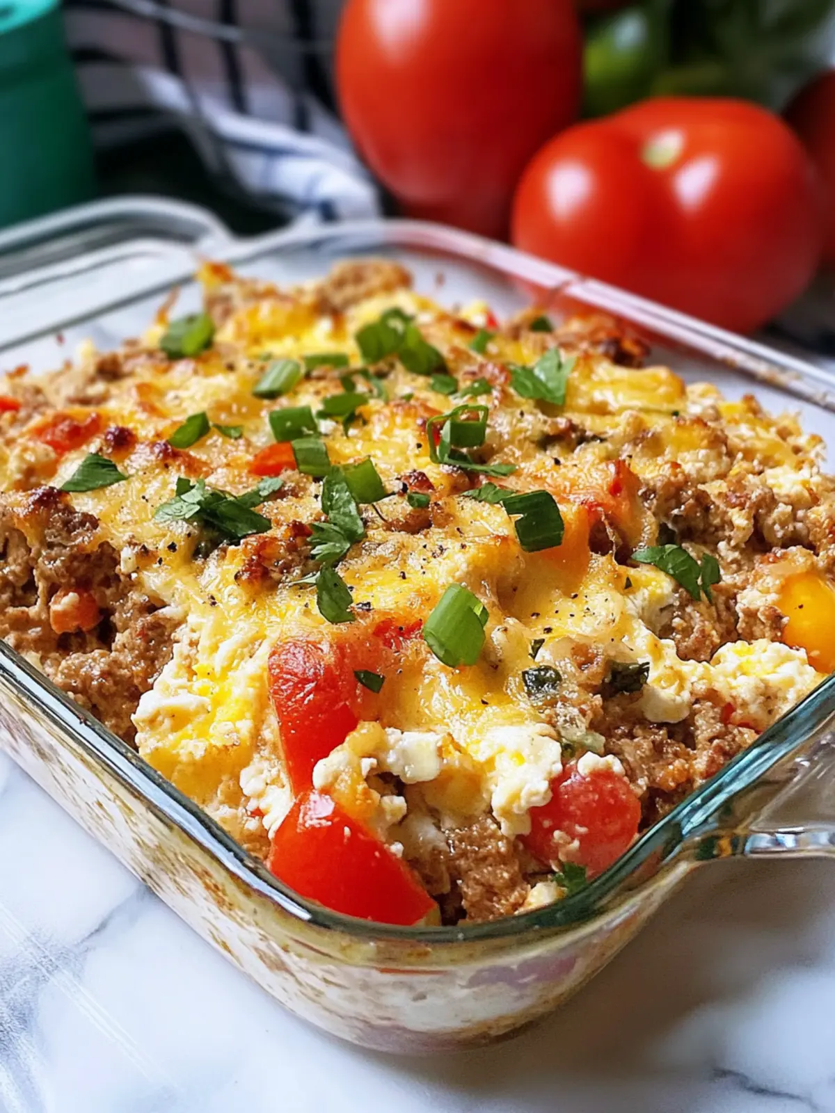 Turkey Chorizo and Eggs Breakfast Casserole for Busy Mornings 3 Turkey Chorizo and Eggs Breakfast Casserole