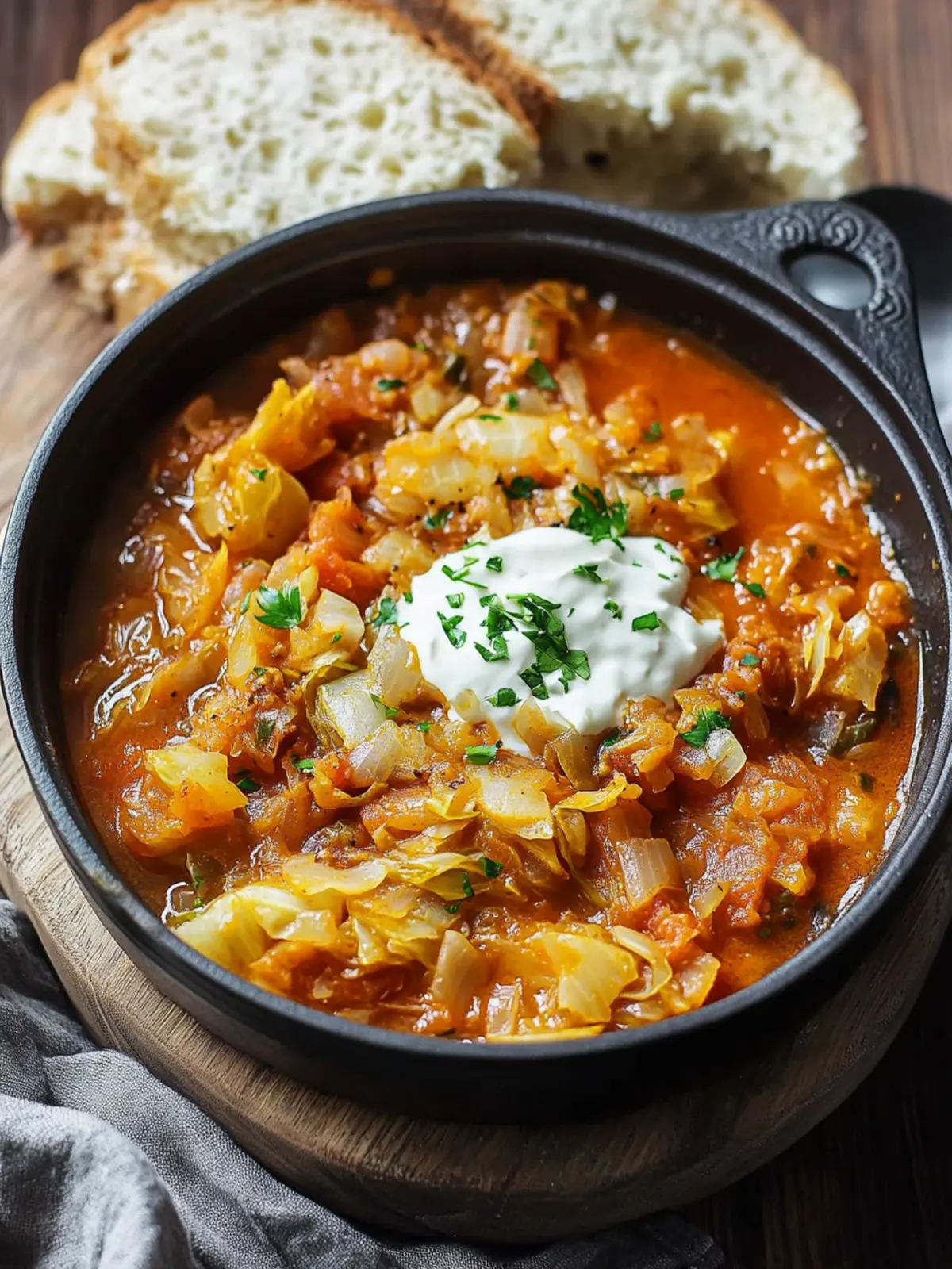 Vegan Traditional Sour Cabbage Stew: Comfort in Every Bite 4 Traditional Sour Cabbage Stew (Vegan)