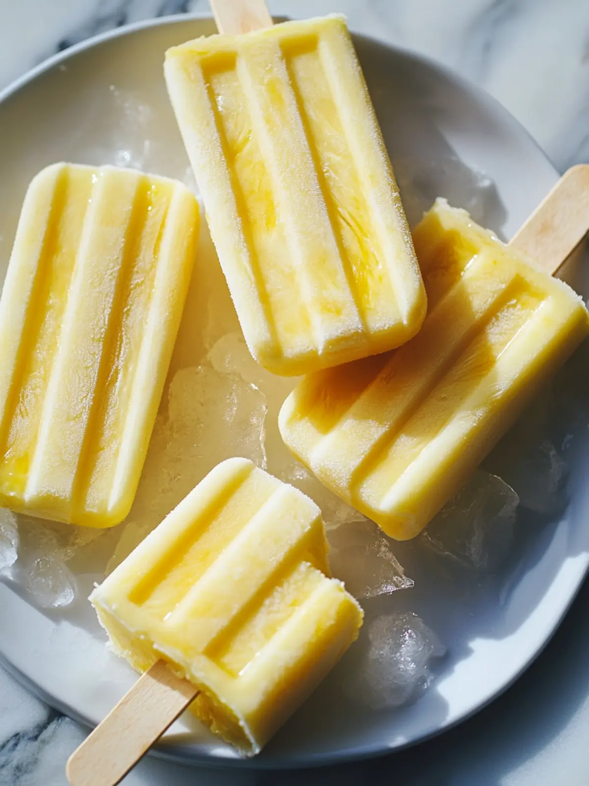 Frozen Pineapple Coconut Popsicles for a Tropical Escape 3 Frozen Pineapple Coconut Popsicles