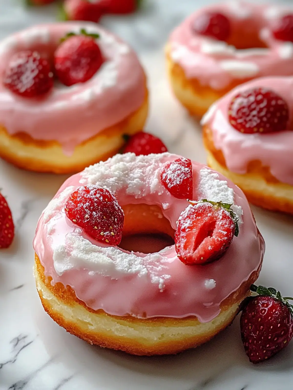 Delicious Strawberry Cheesecake Donuts: Quick & Easy Bliss 5 Strawberry Cheesecake Donuts: Quick, Easy & Delicious!
