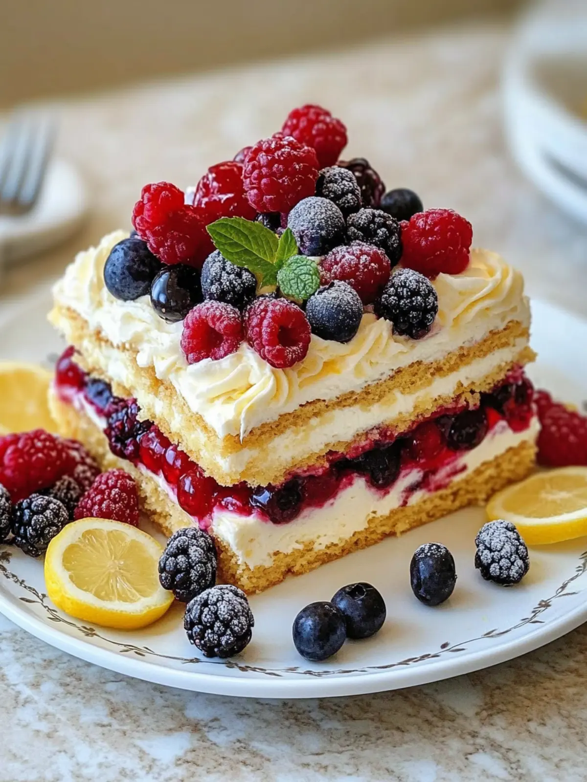 Lemon Berry Ritz Icebox Cake: A Refreshing Summer Delight 2 Lemon Berry Ritz Icebox Cake