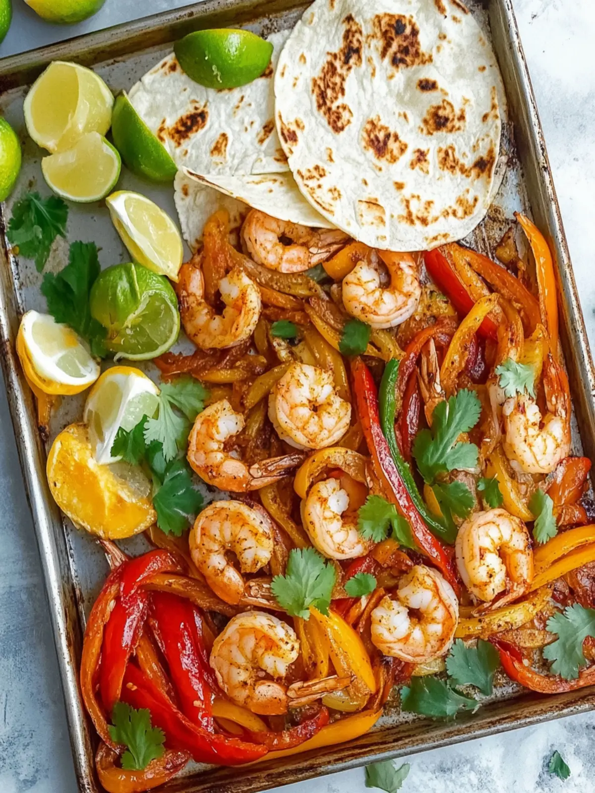 Sizzle Up Family Night with Sheet Pan Shrimp Fajitas 5 Sheet Pan Shrimp Fajitas