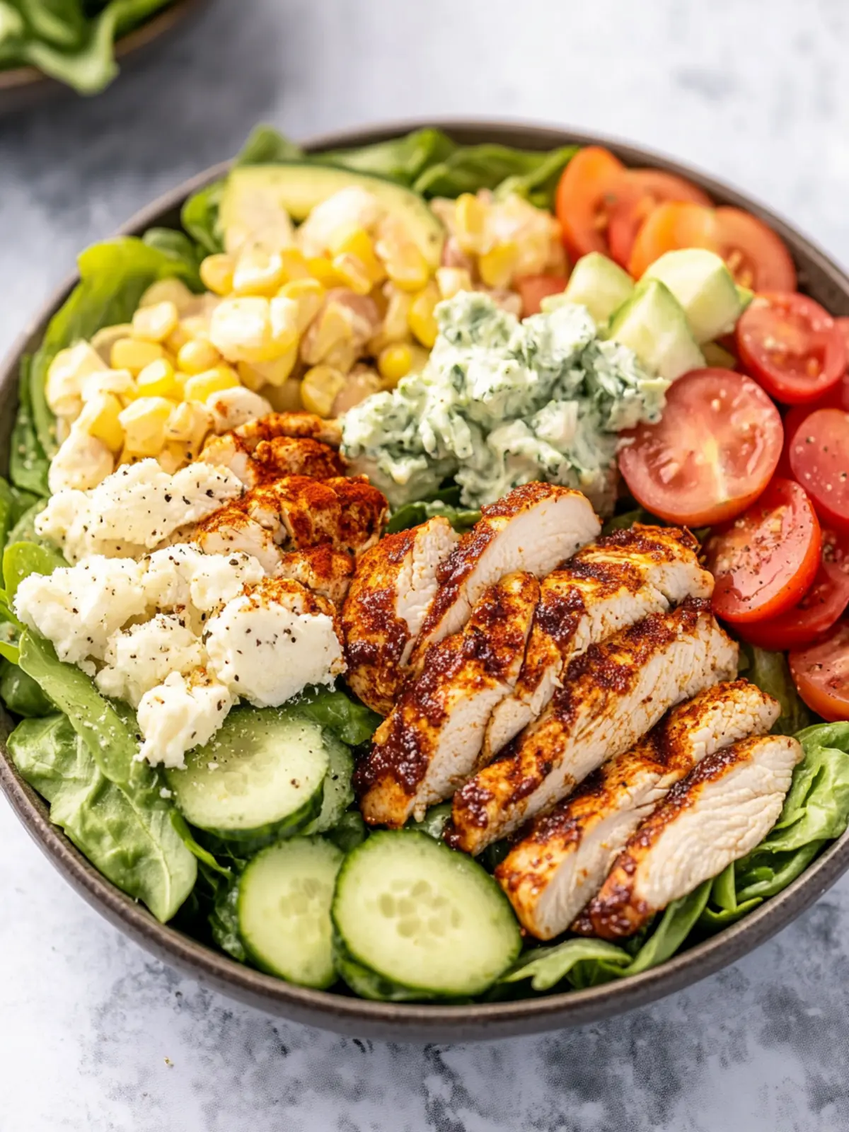 Delicious Blackened Chicken Cobb Salad for Perfect Meal Prep 2 Blackened Chicken Cobb Salad