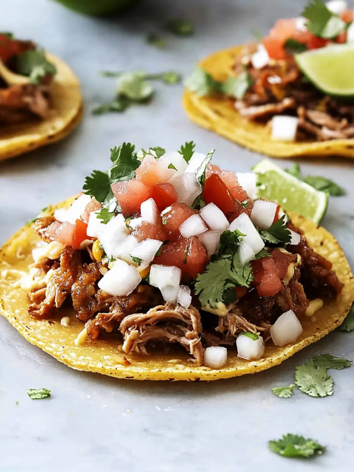 Easy Pork Carnitas Tostadas: Quick Fix for Flavor Cravings 5 Easy Pork Carnitas Tostadas