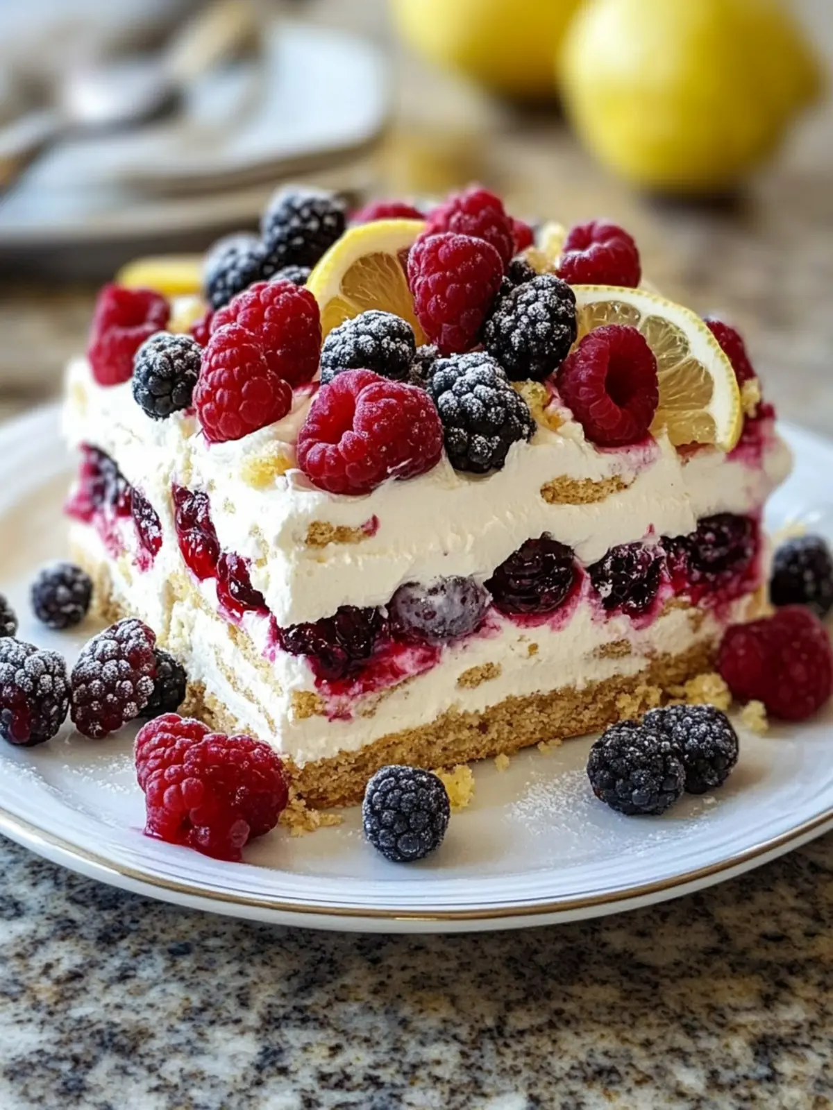 Lemon Berry Ritz Icebox Cake: A Refreshing Summer Delight 3 Lemon Berry Ritz Icebox Cake