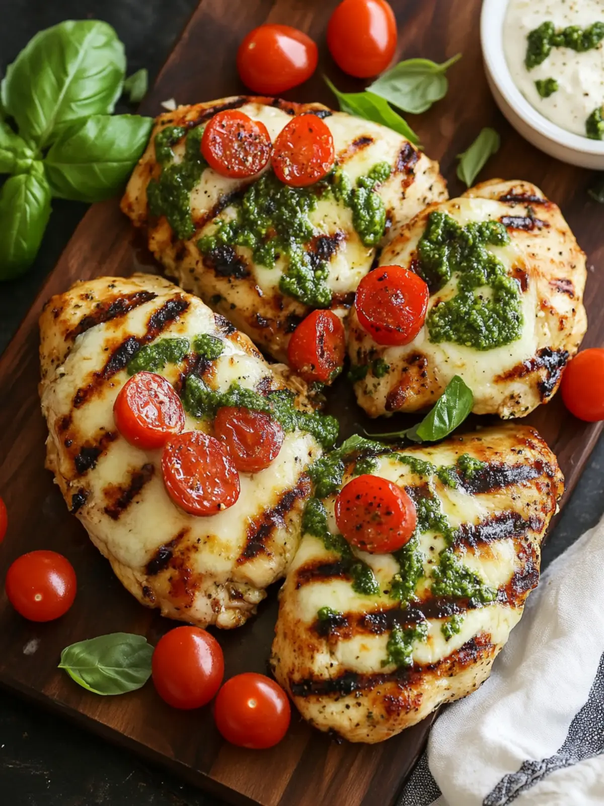 Grilled Chicken Margherita: A Fresh Italian Twist at Home 2 Grilled Chicken Margherita