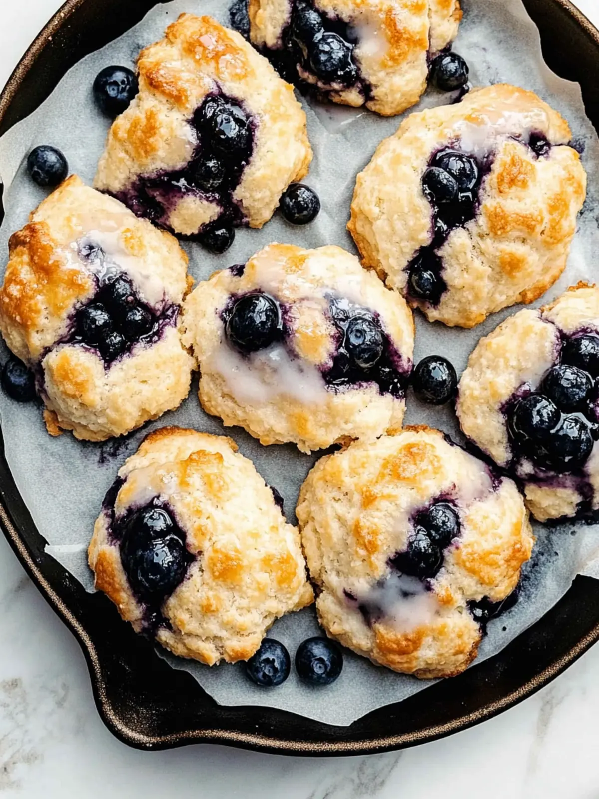 Irresistible Blueberry Biscuits Ready in Just 45 Minutes! 4 Blueberry Biscuits