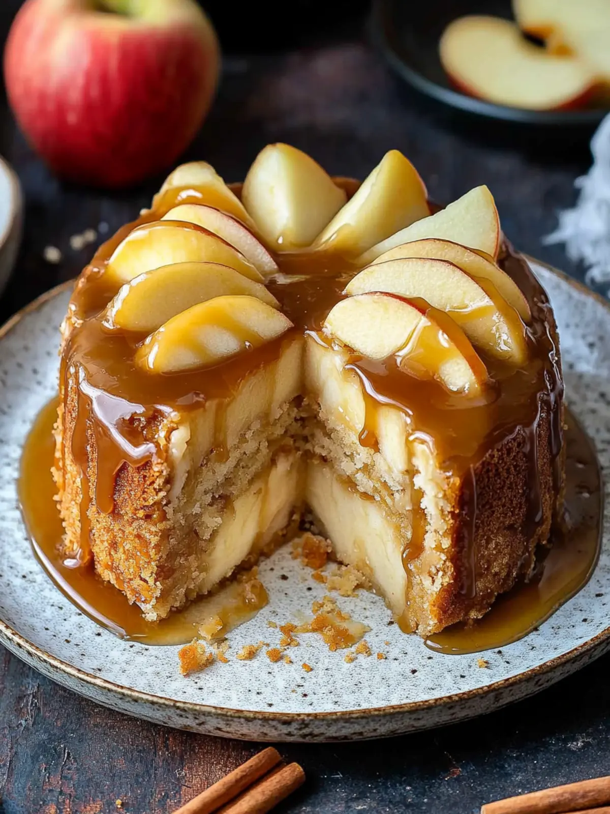 Delicious Caramel Apple Cake: A Cozy Fall Favorite 2 Caramel Apple Cake