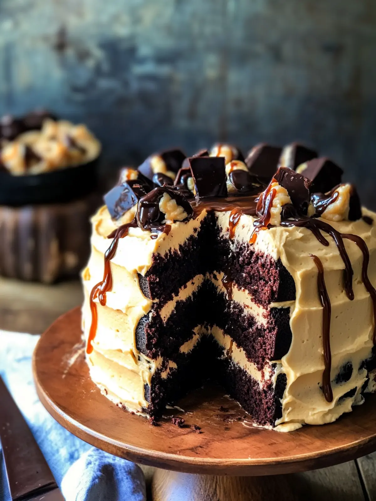 Irresistible Chocolate Fudge Cake with Salted Caramel Bliss 2 Chocolate Fudge Cake with Salted Caramel Buttercream, Salted Caramel and Dark Chocolate Ganache