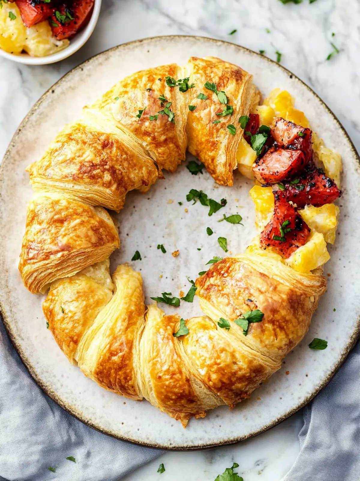 Crescent Breakfast Ring: Easy, Flaky Brunch Delight! 5 Crescent Breakfast Ring