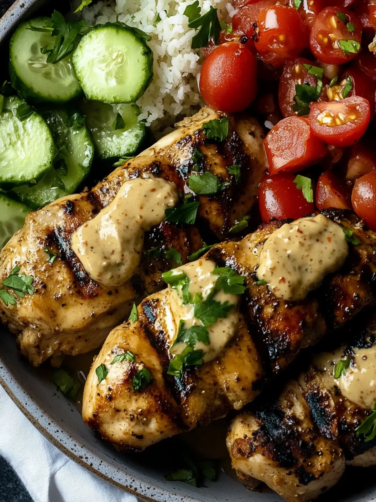 Irresistible Tahini Marinated Grilled Chicken Recipe You’ll Love 2 Tahini Marinated Grilled Chicken