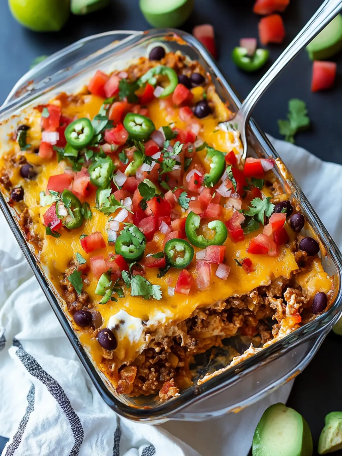 Ultimate Taco Casserole: Customizable Tex-Mex Comfort Food 2 Taco Casserole