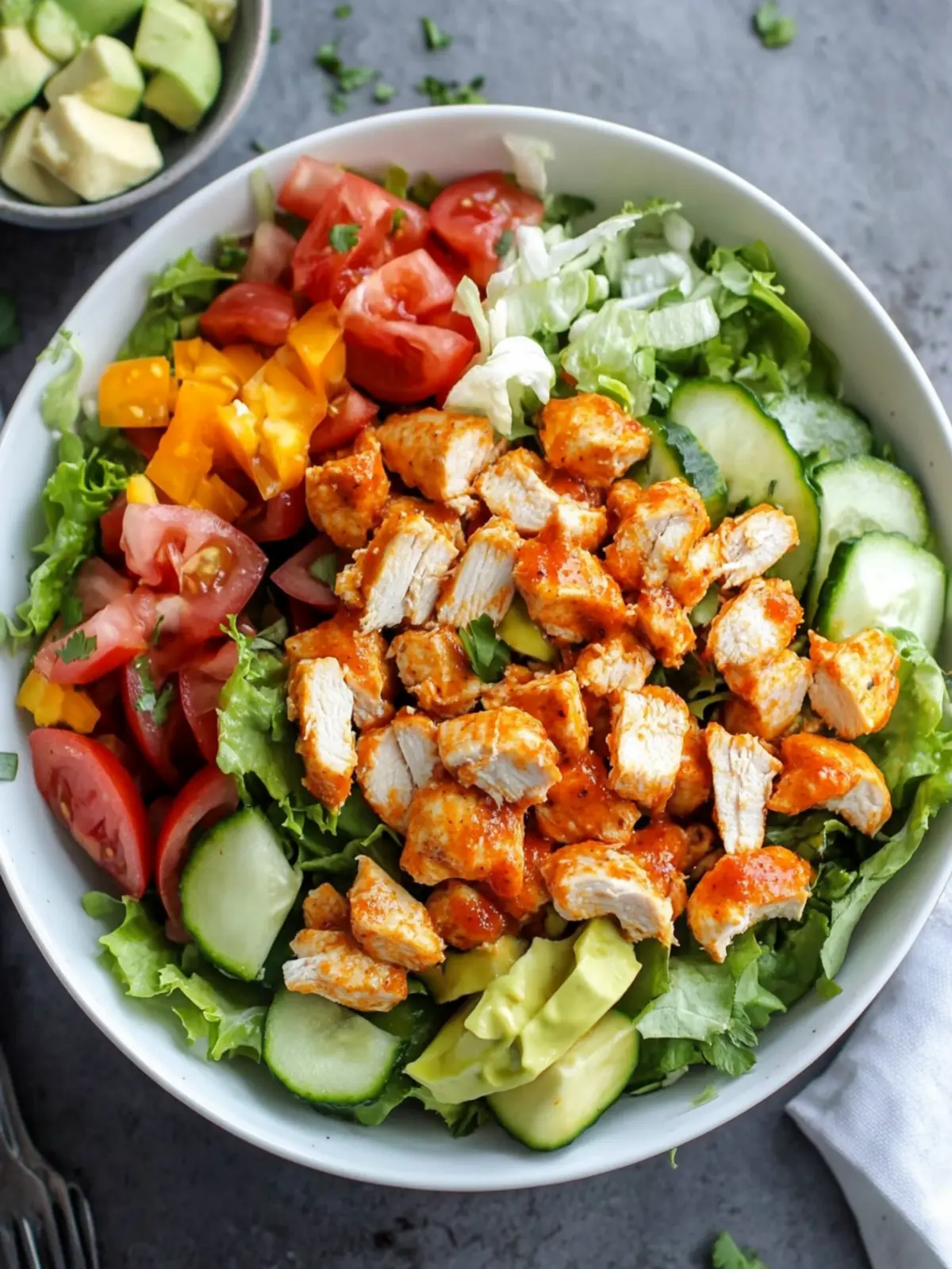 Buffalo Chicken Chopped Salad: A Spicy, Healthy Twist 3 Buffalo Chicken Chopped Salad
