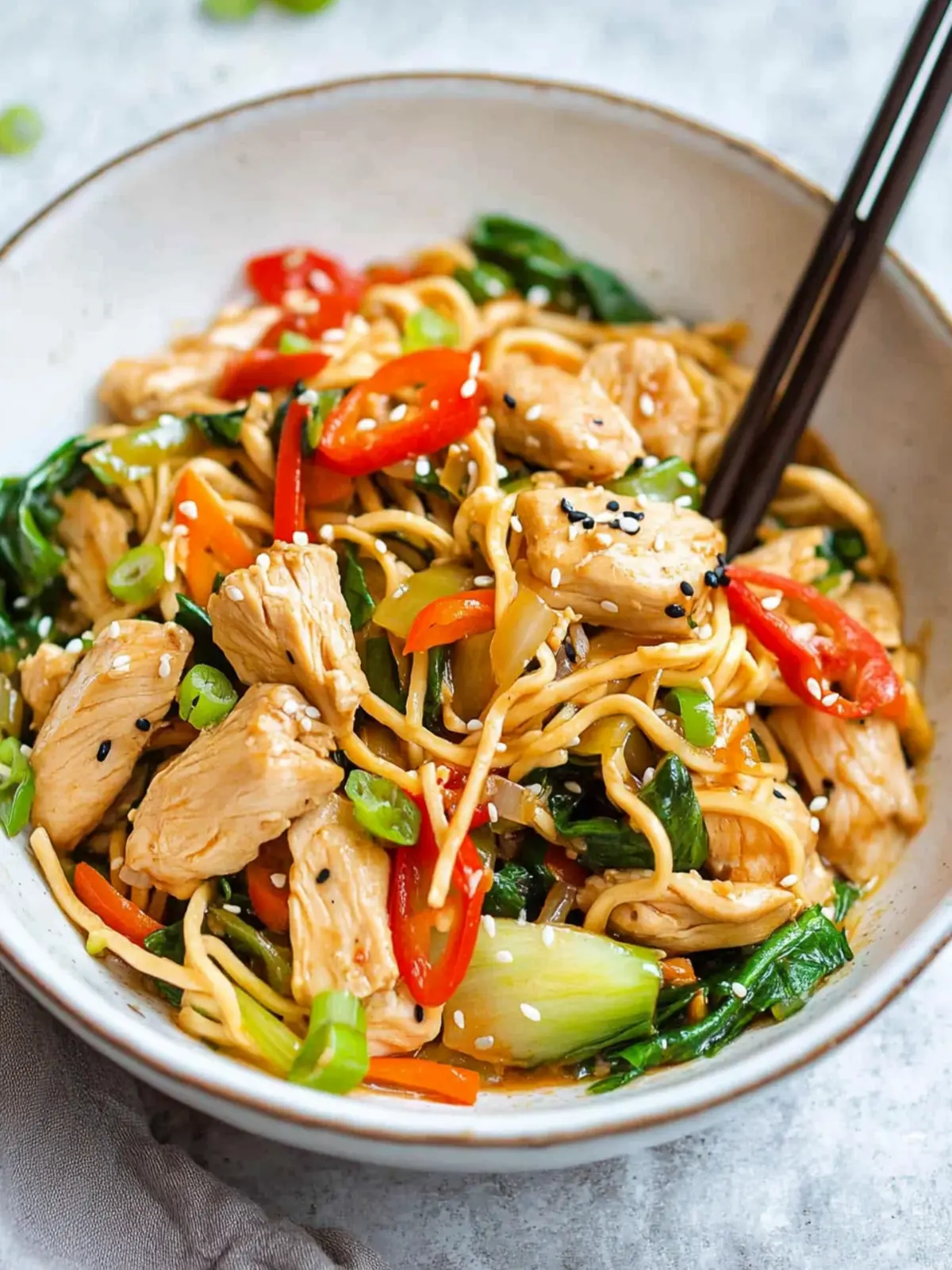 Instant Pot Chicken Lo Mein Zoodles – Quick, Healthy Delight 2 Instant Pot Chicken Lo Mein Zoodles
