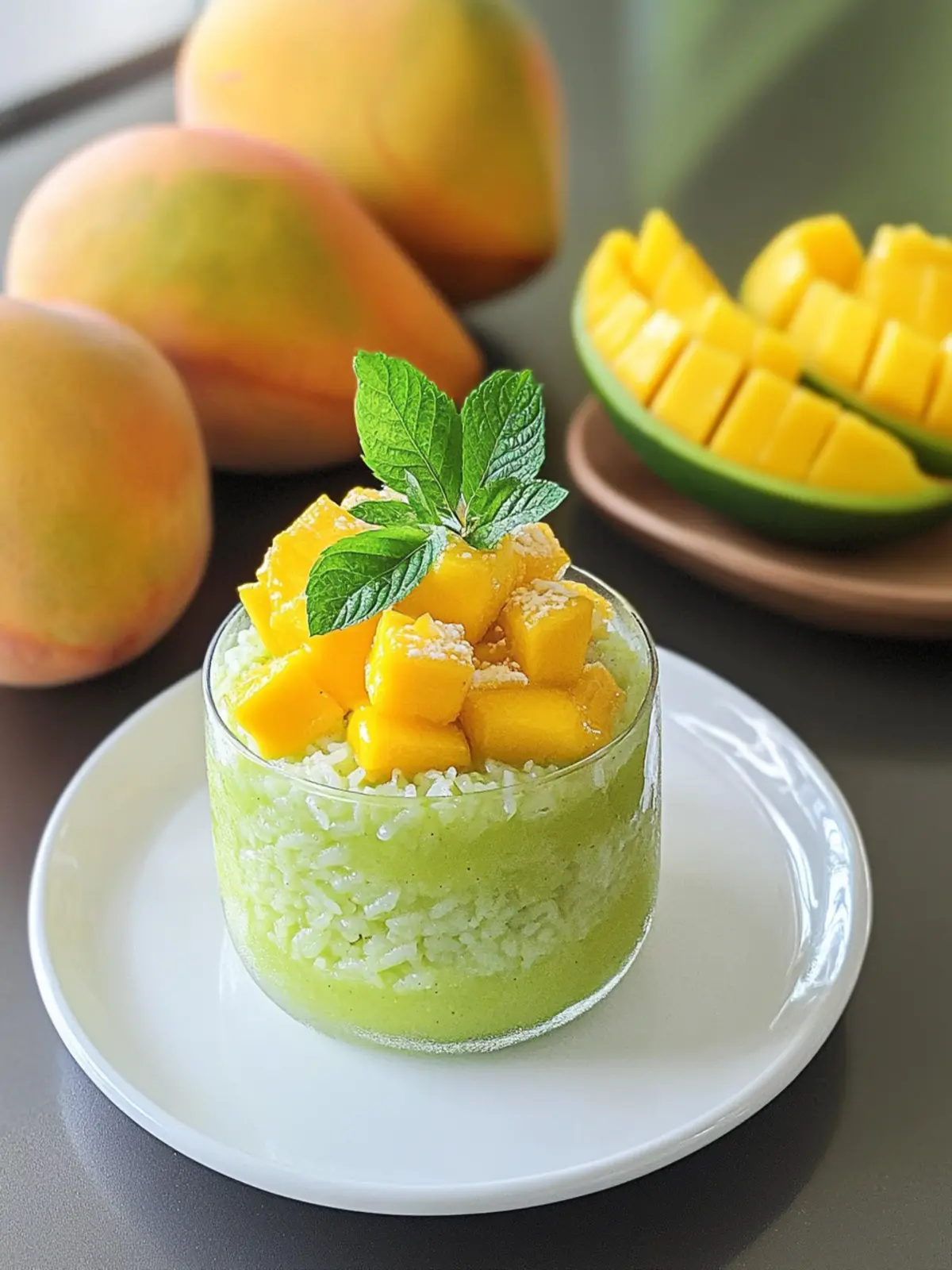 How to Make Pandan Mango Sticky Rice – A Tropical Delight 2 How to make Pandan Mango Sticky Rice