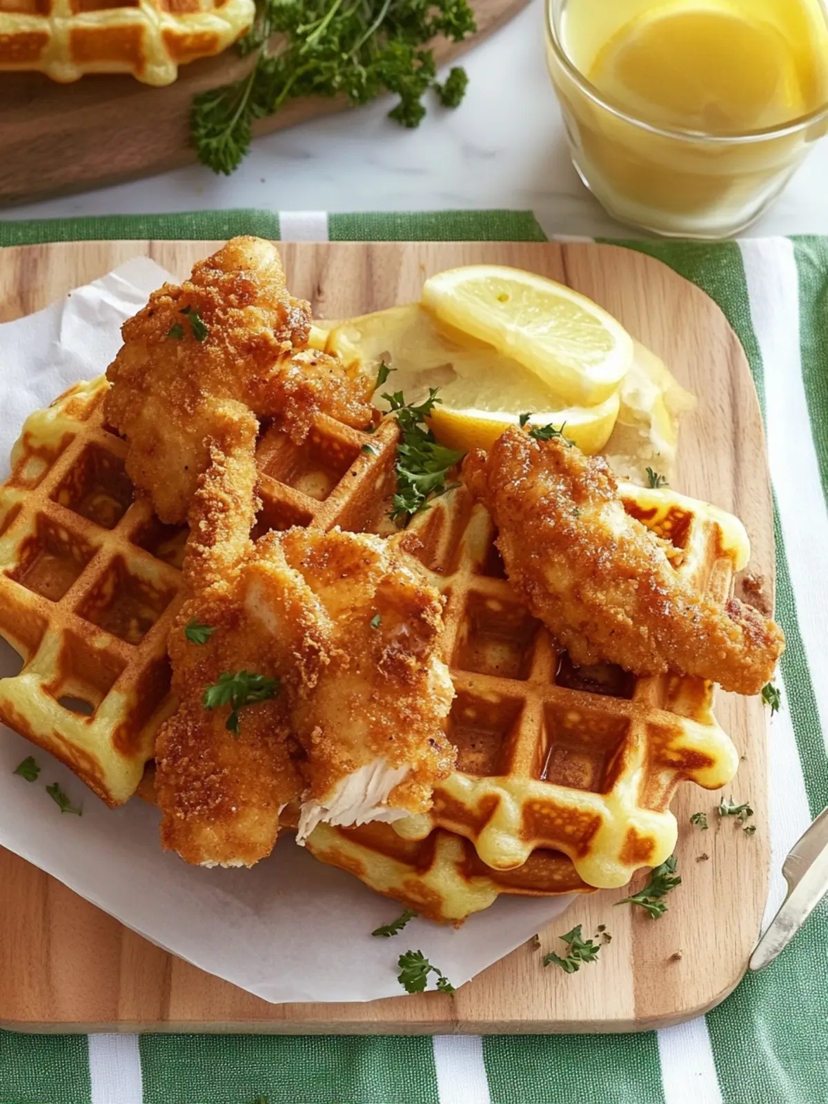 Finger-Lickin’ Chicken and Buttermilk Waffles Sliders 2 Chicken and Buttermilk Waffles