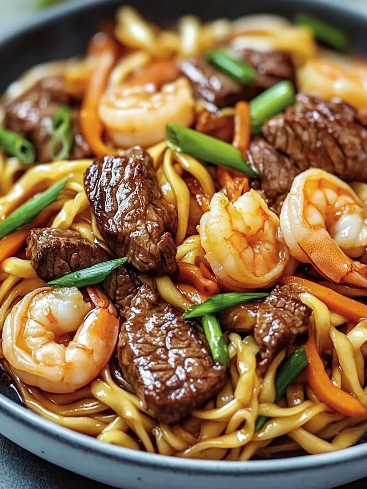 Steak & Shrimp Stir-Fried Noodles: Your New Weeknight Favorite 4 Steak & Shrimp Stir-Fried Noodles