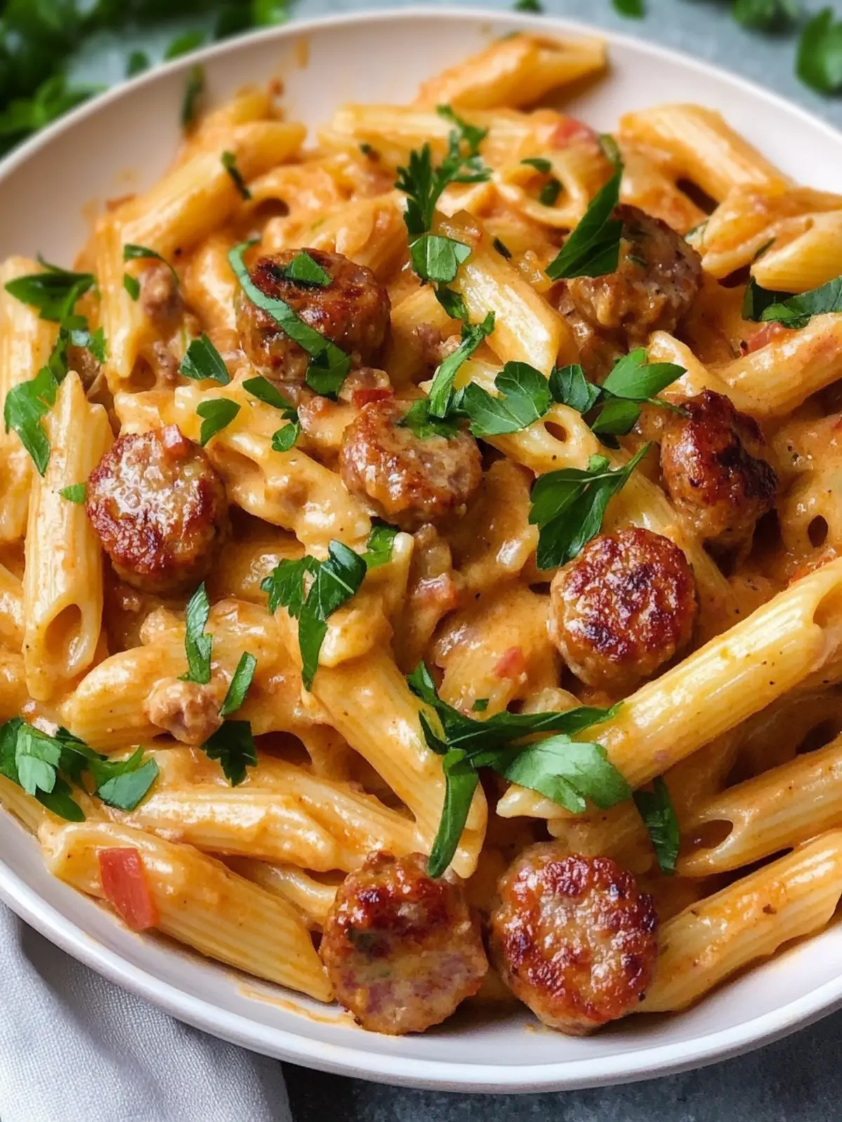 30-Minute One Pot Creamy Cajun Sausage Pasta Bliss 3 One Pot Creamy Cajun Sausage Pasta (30-Minutes)