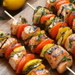 Savory Grilled Salmon Kebabs Ready in Just 25 Minutes 7 Grilled Salmon Kebabs