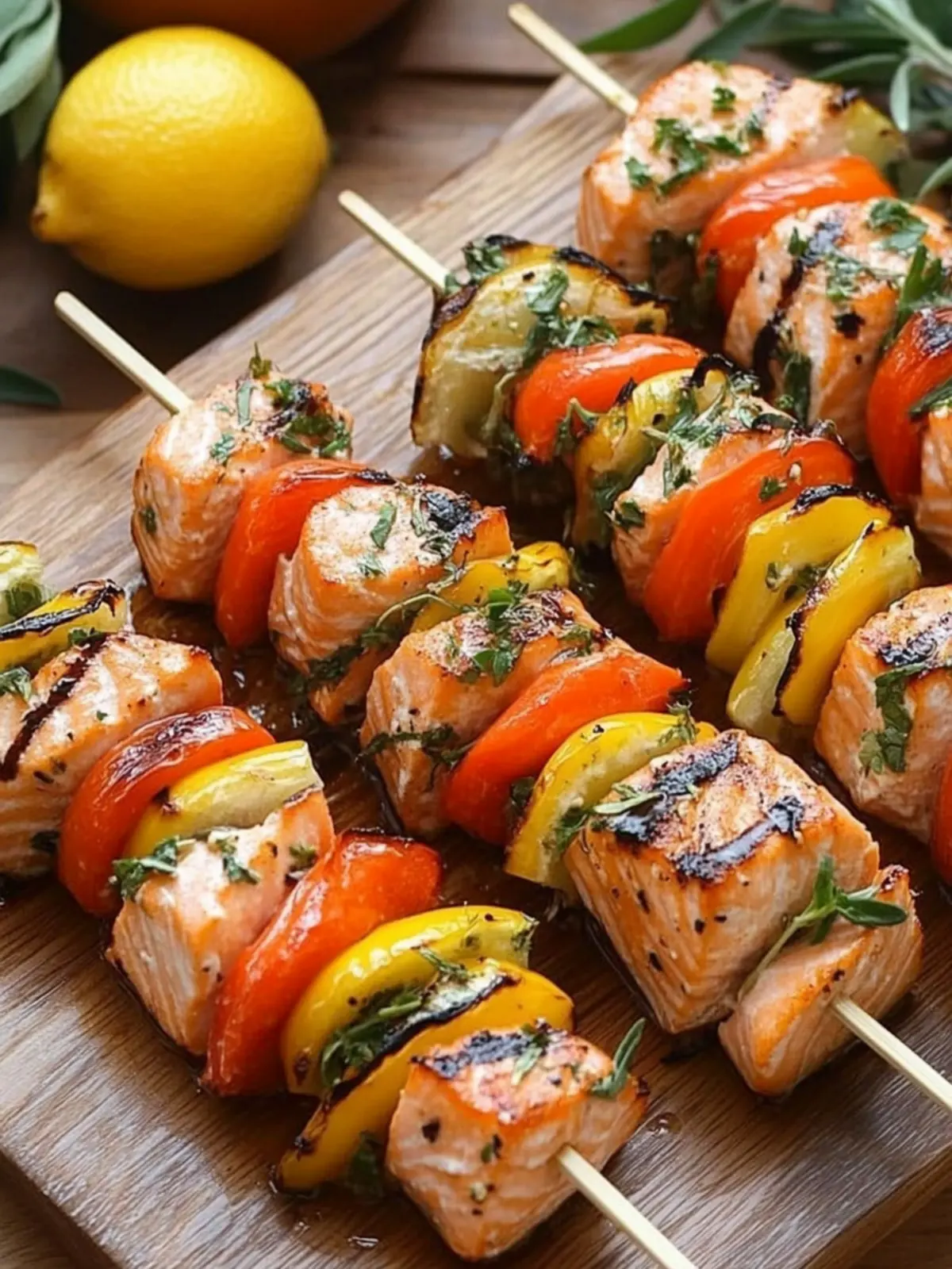 Savory Grilled Salmon Kebabs Ready in Just 25 Minutes 5 Grilled Salmon Kebabs