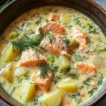 Creamy Dill Salmon Soup with Potatoes and Leeks: Cozy Nordic Delight 7 Creamy Dill Salmon Soup with Potatoes and Leeks: A Nordic Comfort Classic