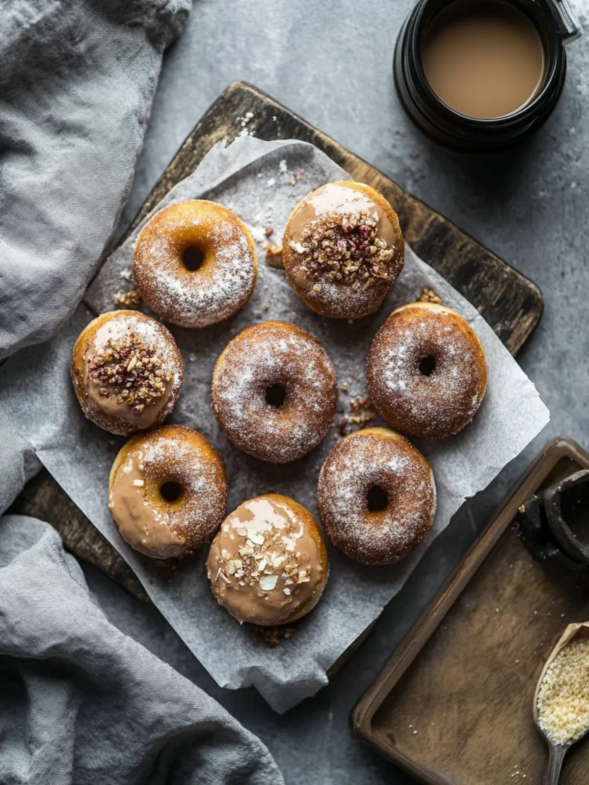 Delicious Dirty Chai Cream Filled Doughnuts for Brunch Bliss 4 Dirty Chai Cream Filled Doughnuts