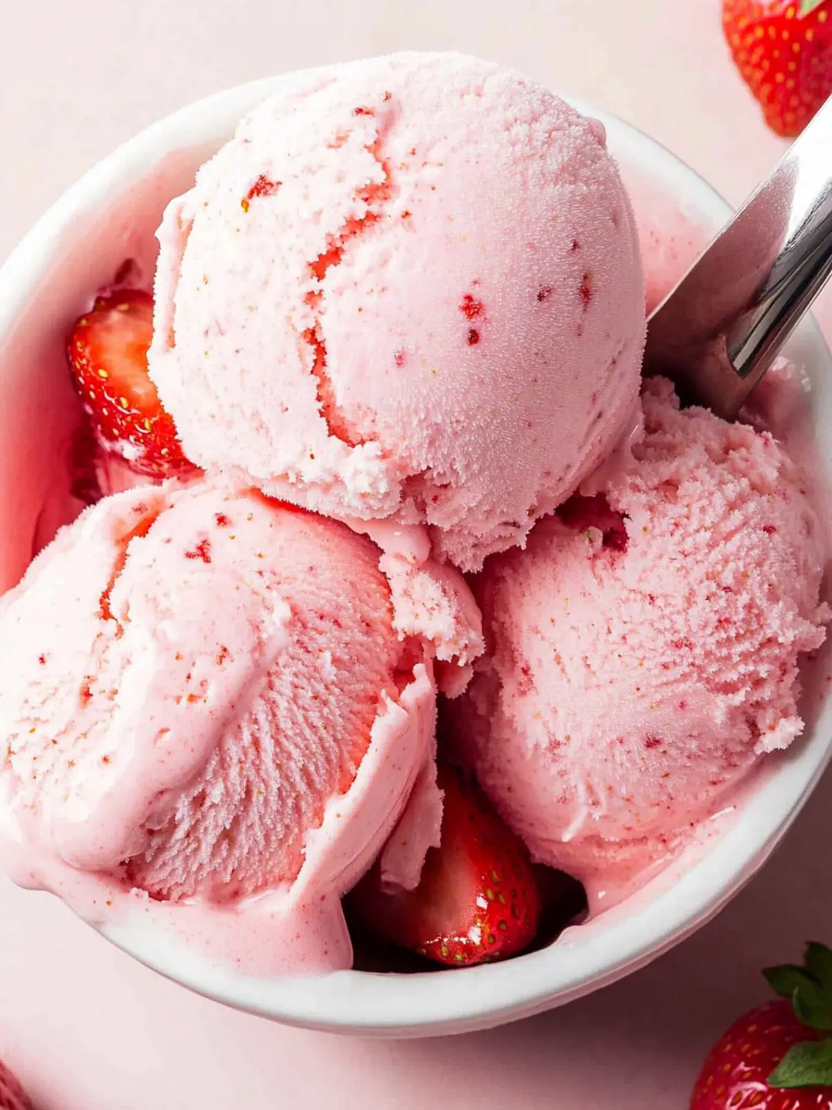 Homemade Strawberry Ice Cream That Shouts Summer Bliss 4 Strawberry Ice Cream