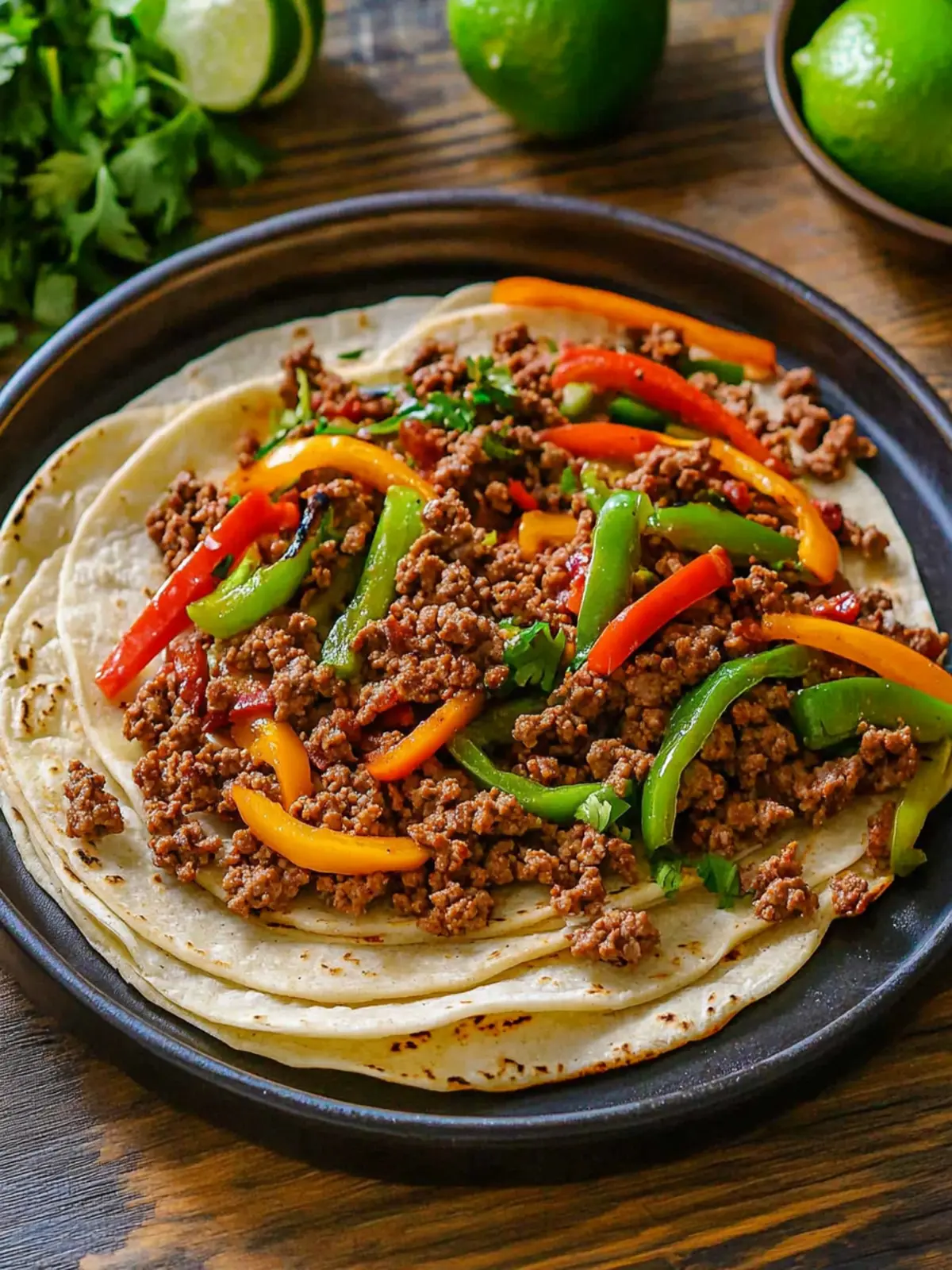 Ground Beef Fajita