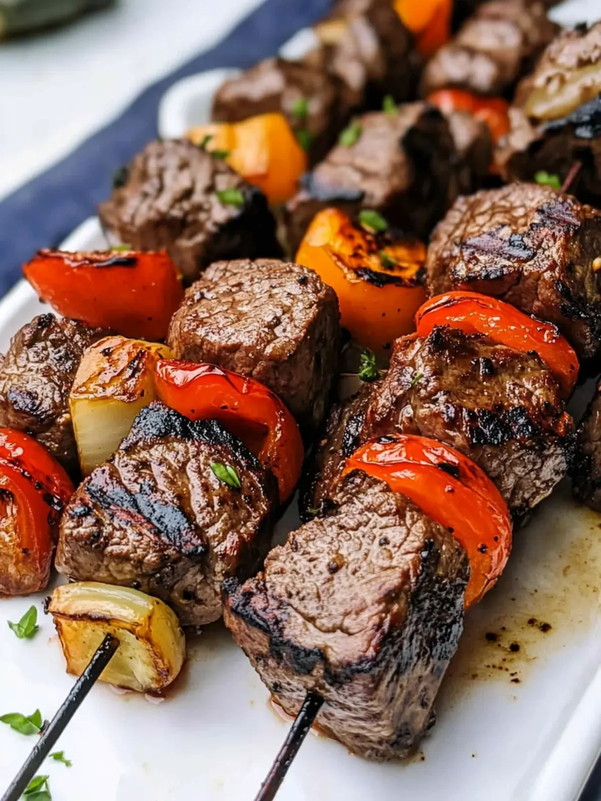 The Best Grilled Steak Kabobs with Easy & Flavorful Marinade 3 The Best Grilled Steak Kabobs (Easy Marinade Recipe)