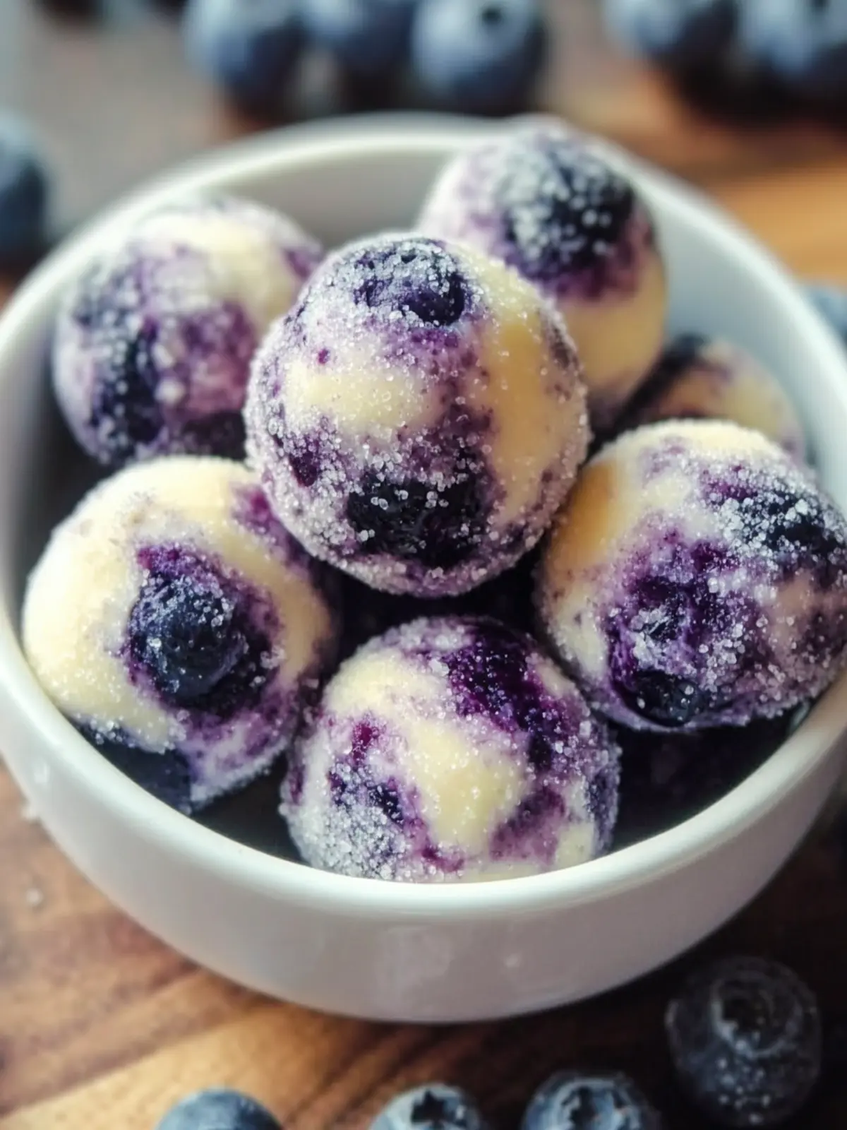 Blueberry Cheesecake Protein Bites: Healthy Indulgence Made Easy 3 Blueberry Cheesecake Protein Bites