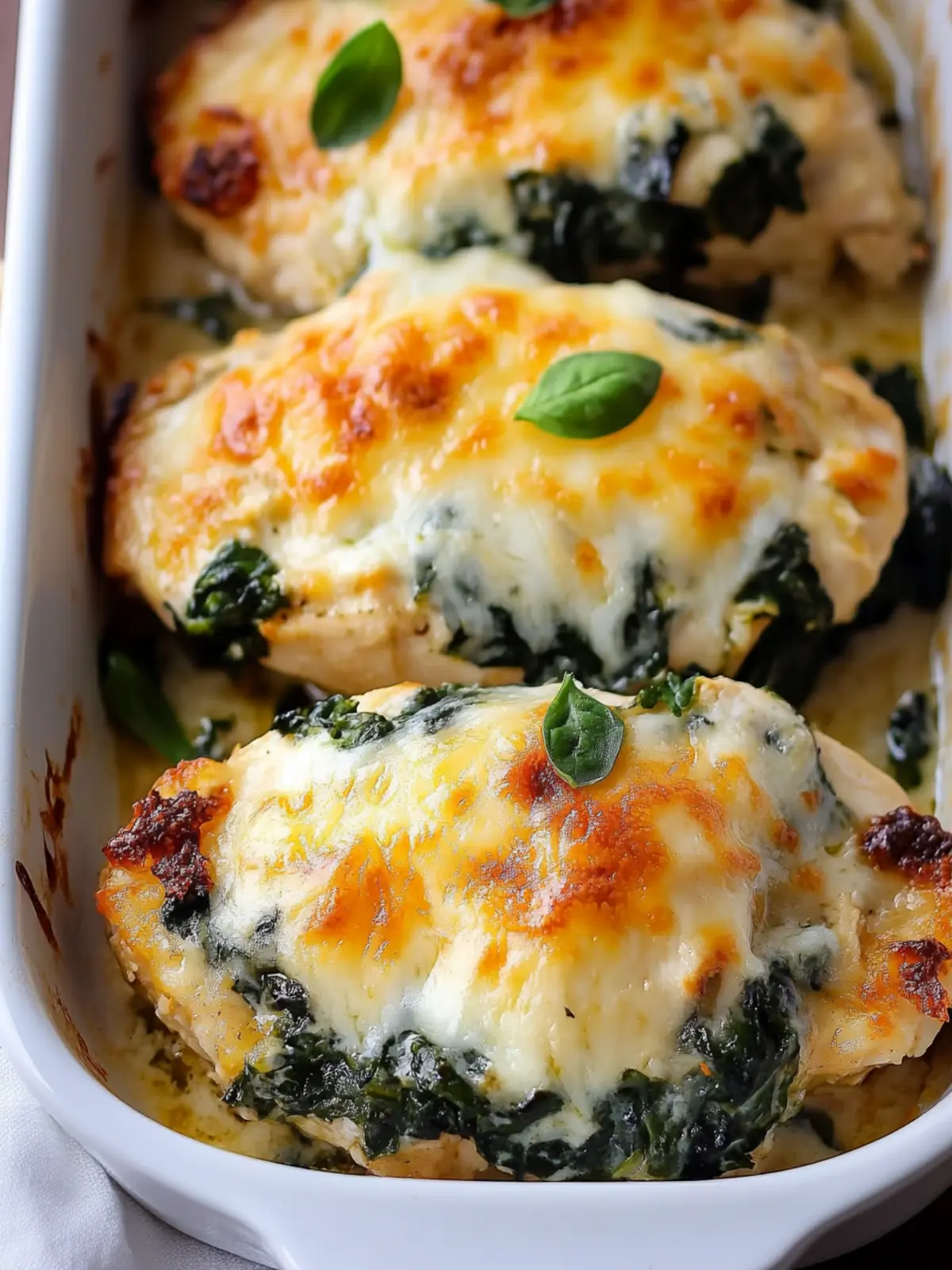 Cheesy Spinach Chicken Bake That Will WOW Your Taste Buds 2 Cheesy Spinach Chicken Bake