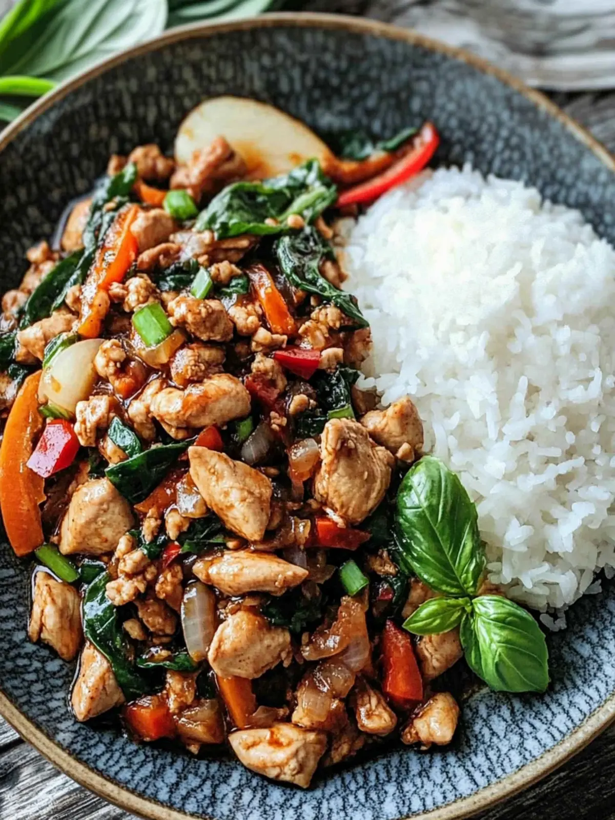 Savory Thai Basil Chicken (Pad Krapow Gai) in 20 Minutes! 4 Thai Basil Chicken (Pad Krapow Gai)