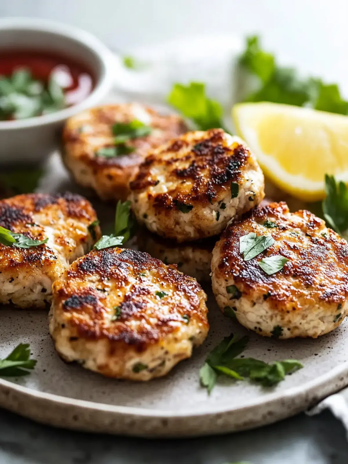Juicy Chicken Rissoles: Easy Cheesy Patties for Dinner Delights 3 Chicken Rissoles (chicken patties!)
