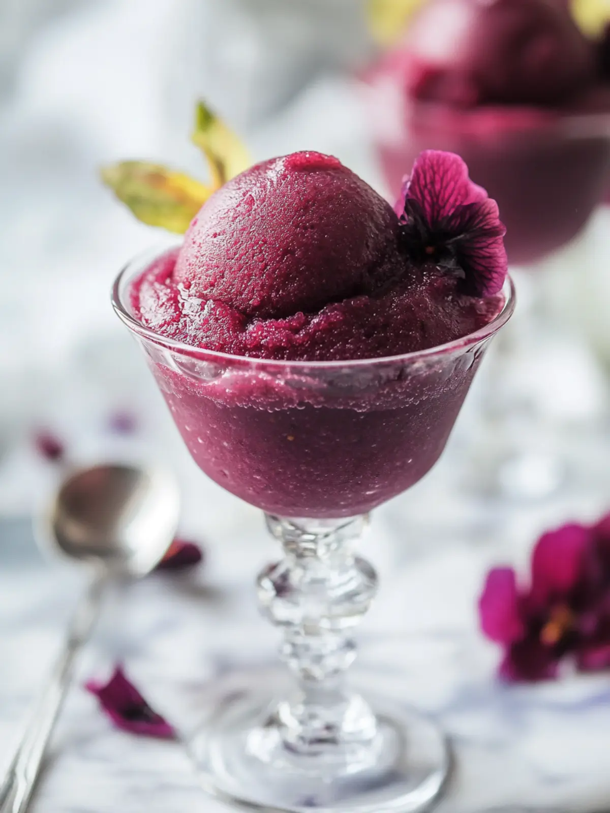 Refreshing Red Wine Hibiscus Sangria Sorbet for Hot Days 4 Red Wine Hibiscus Sangria Sorbet