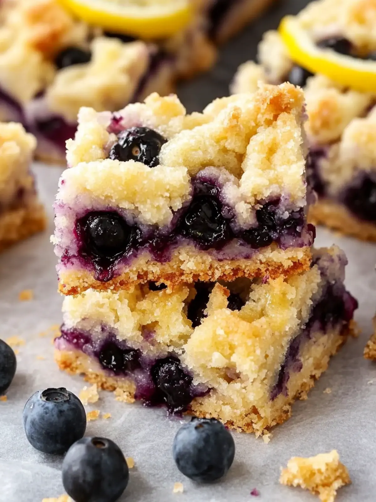 Irresistible Lemon Blueberry Crumb Bars for Easy Summer Treats 5 Lemon Blueberry Crumb Bars