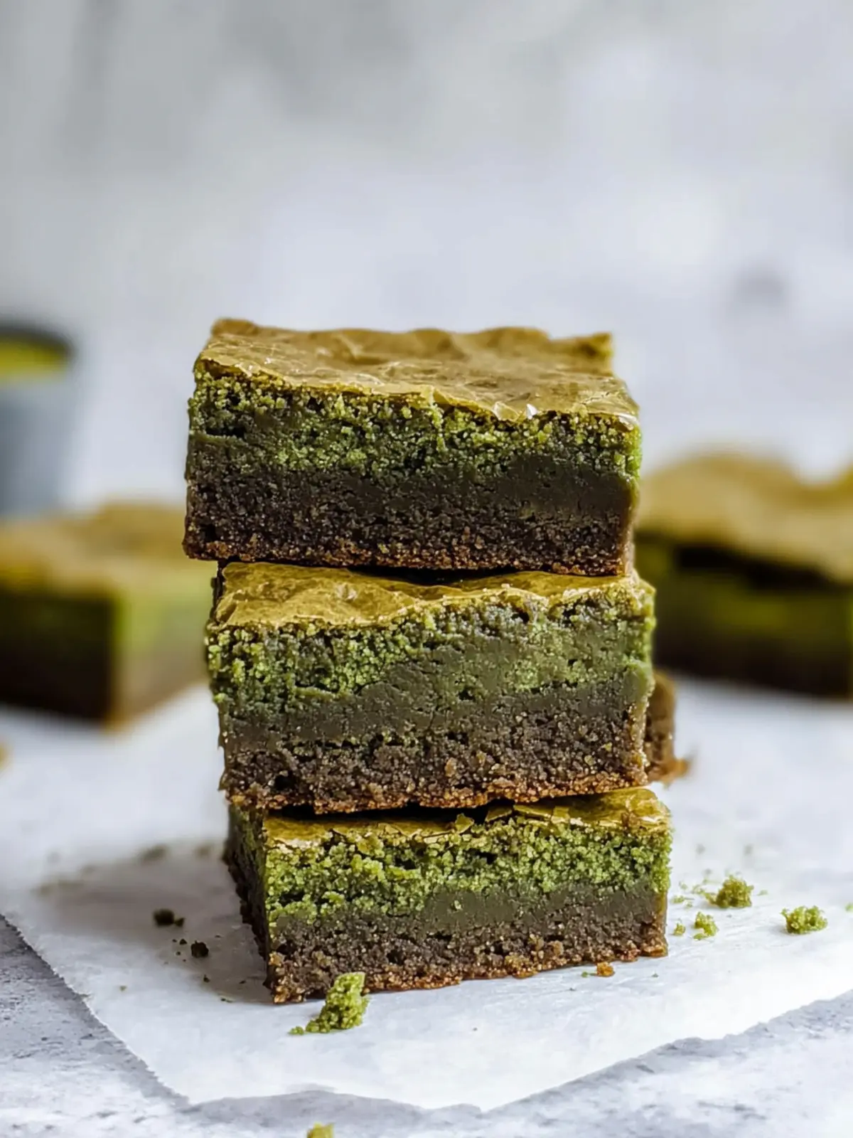 Fudgy Matcha Brownies for a Vibrant Sweet Treat Boost 3 Matcha Brownies