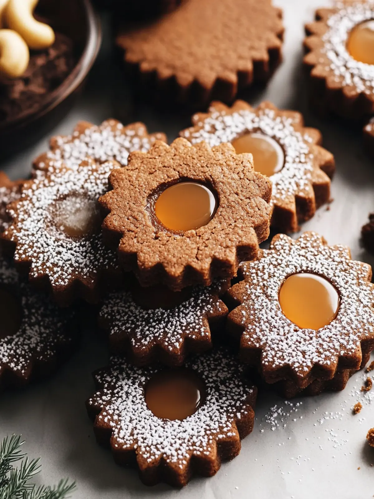 Decadent Salted Caramel Chocolate Linzer Cookies You’ll Love 3 Salted Caramel Chocolate Linzer Cookies