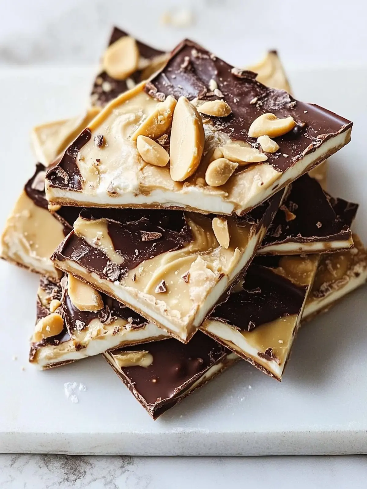 Peanut Butter Chocolate Greek Yogurt Bark: Guilt-Free Indulgence 2 Peanut Butter Chocolate Greek Yogurt Bark