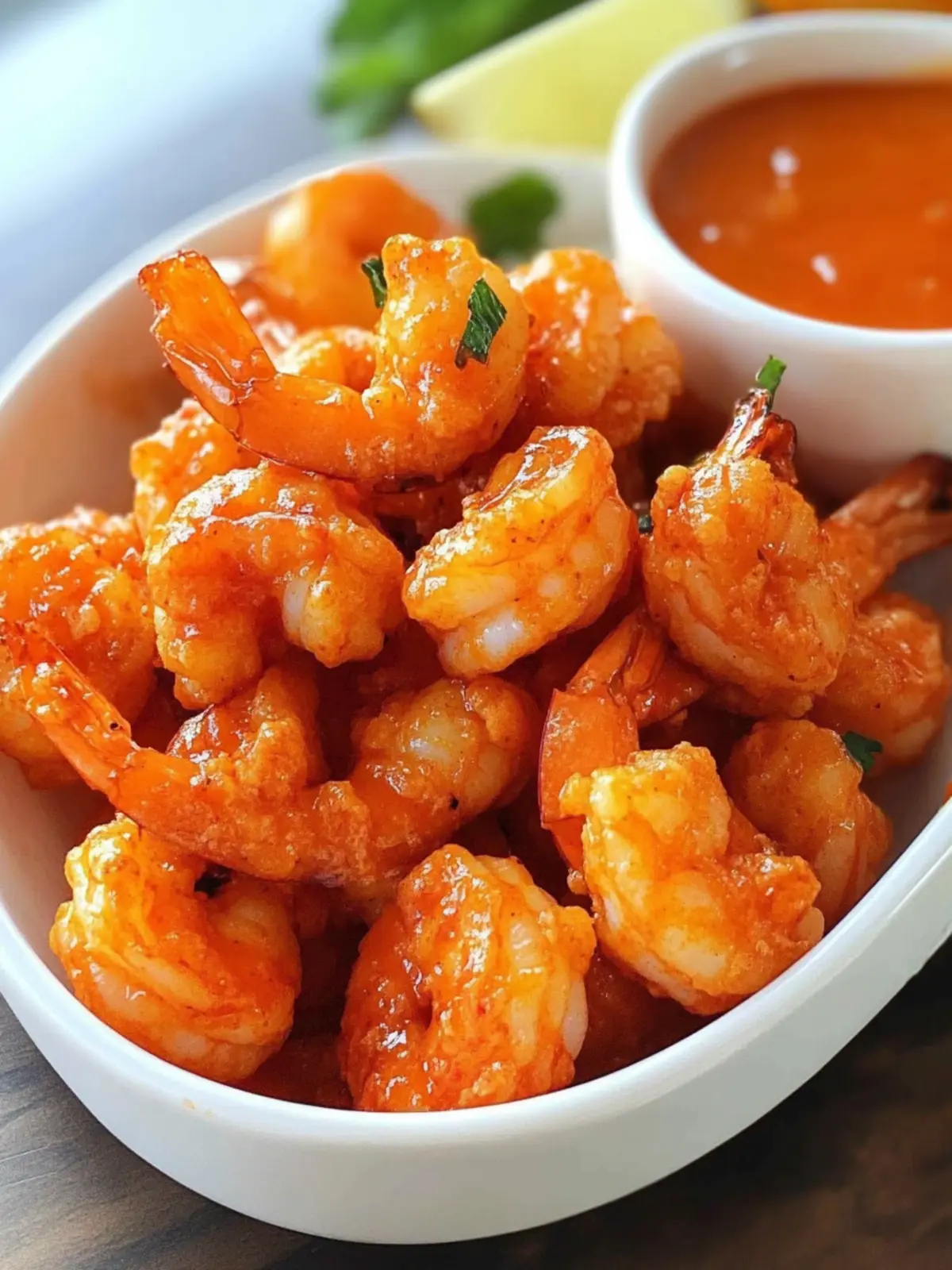Crispy Air Fryer Hooter’s Buffalo Shrimp - Homemade Fun! 4 Air Fryer Hooter’s Buffalo Shrimp